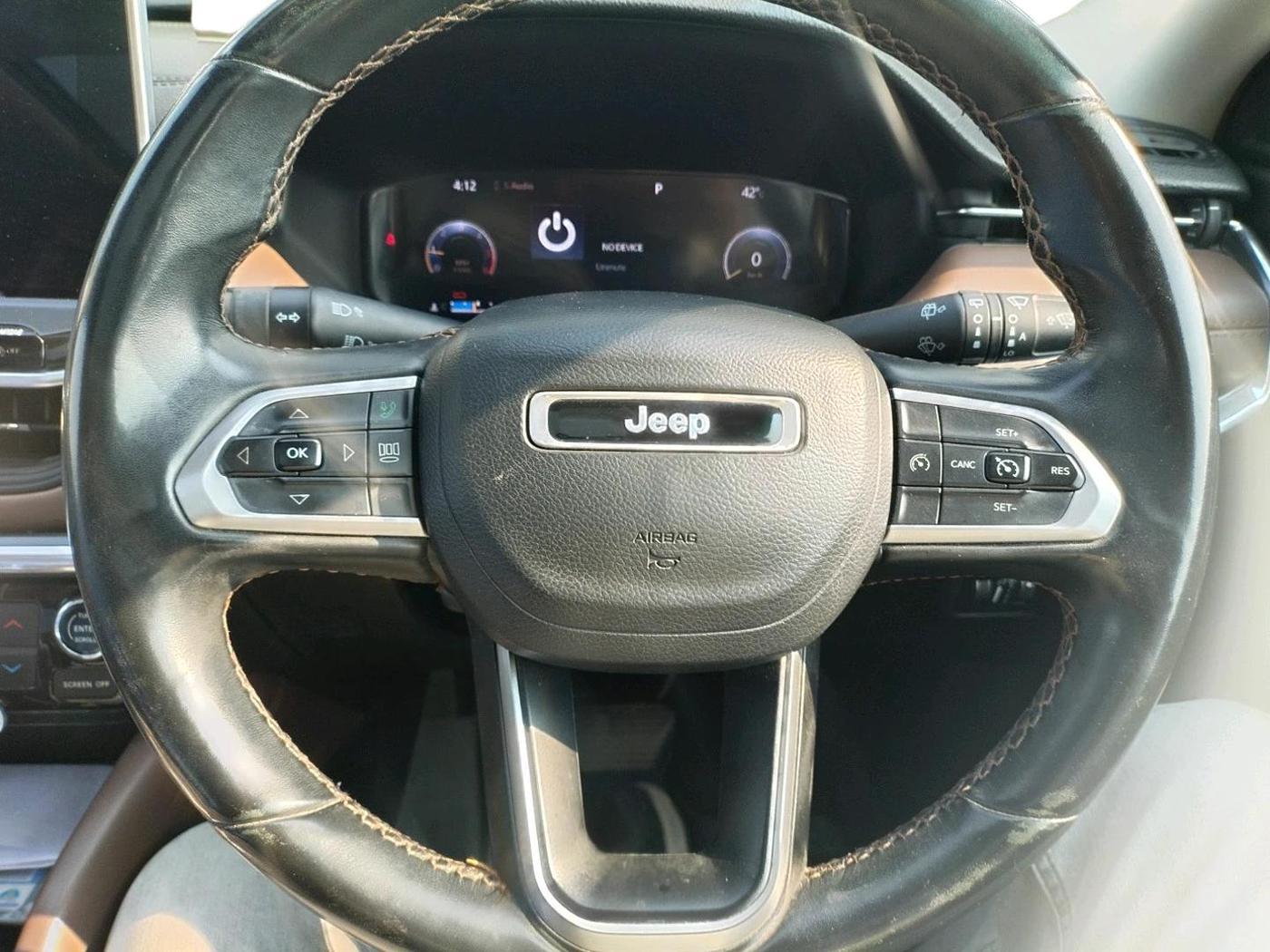 2022 Jeep MERIDIAN LIMITED (O) 4X4 AT, Diesel, Automatic, 1,23,998 km, interior