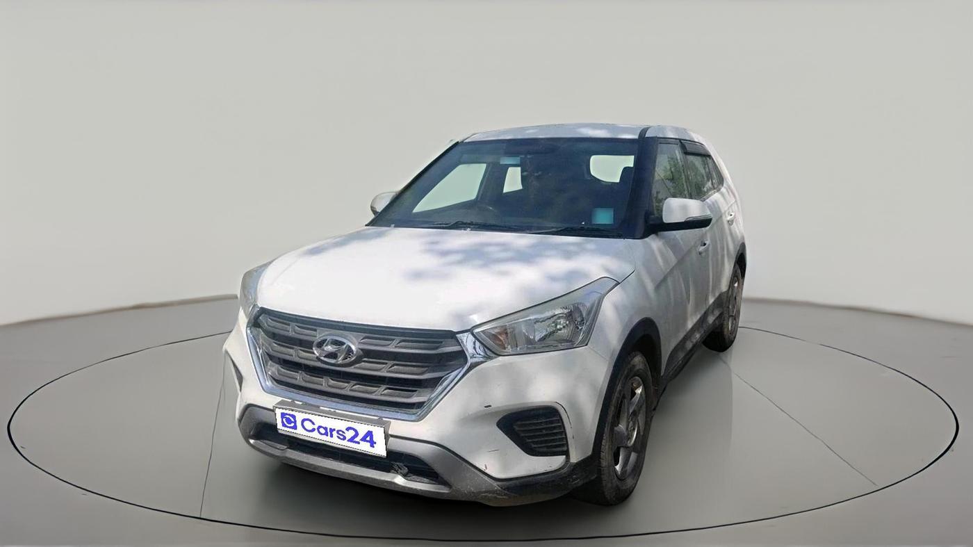 2018 Hyundai Creta E PLUS 1.6 PETROL, Petrol, Manual, 1,02,950 km, exterior