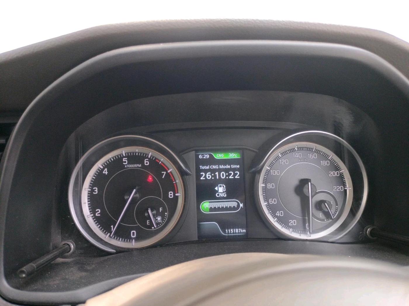 2024 Maruti Ertiga ZXI (O) CNG, CNG, Manual, 1,15,187 km, interior