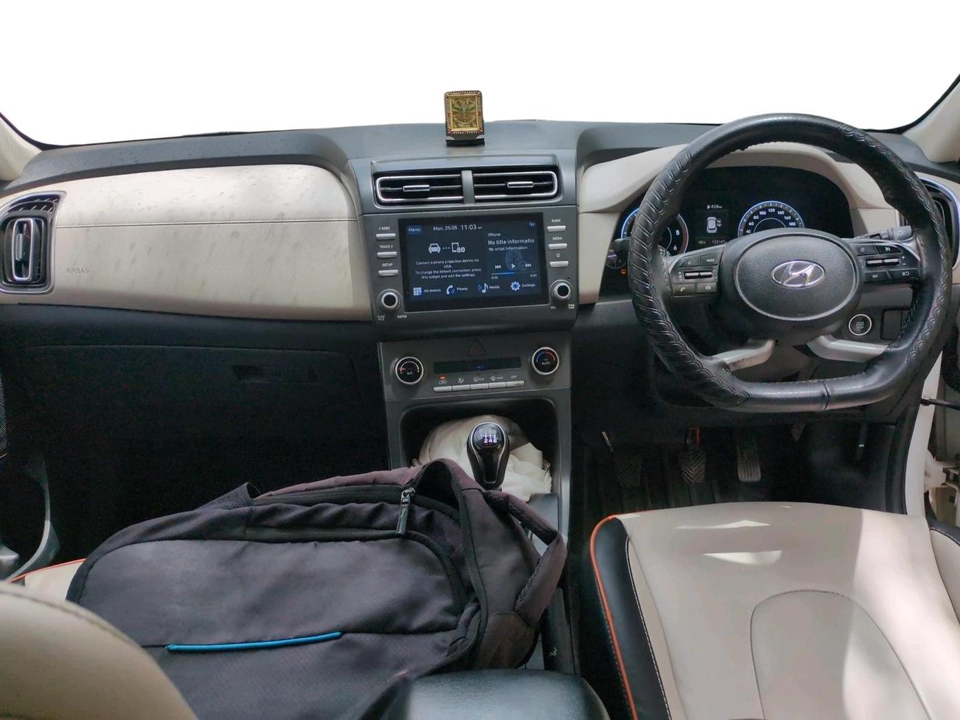 2020 Hyundai Creta S 1.5 DIESEL, Diesel, Manual, 1,23,147 km, interior
