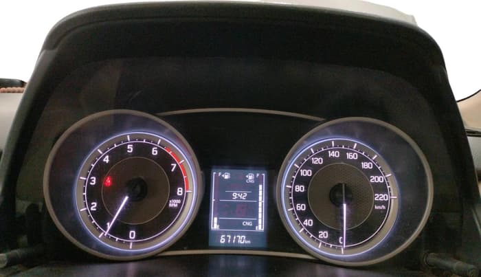 2022 Maruti Dzire VXI CNG, CNG, Manual, 67,170 km, interior