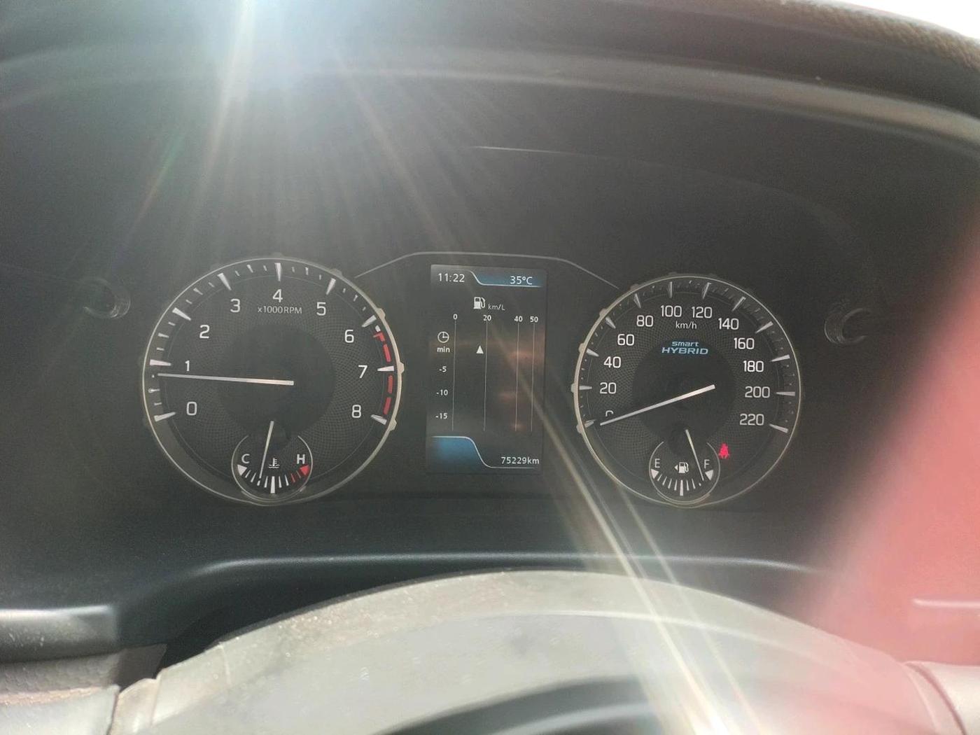 2023 Maruti BREZZA ZXI SMART HYBRID DUAL TONE, Petrol, Manual, 75,229 km, interior