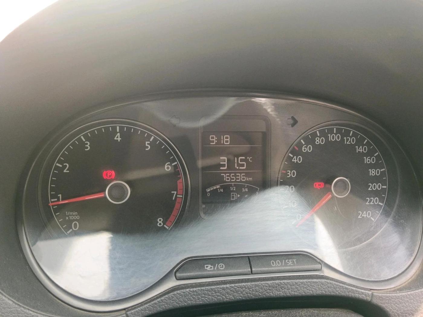 2015 Volkswagen Polo TRENDLINE 1.2L PETROL, Petrol, Manual, 76,536 km, interior