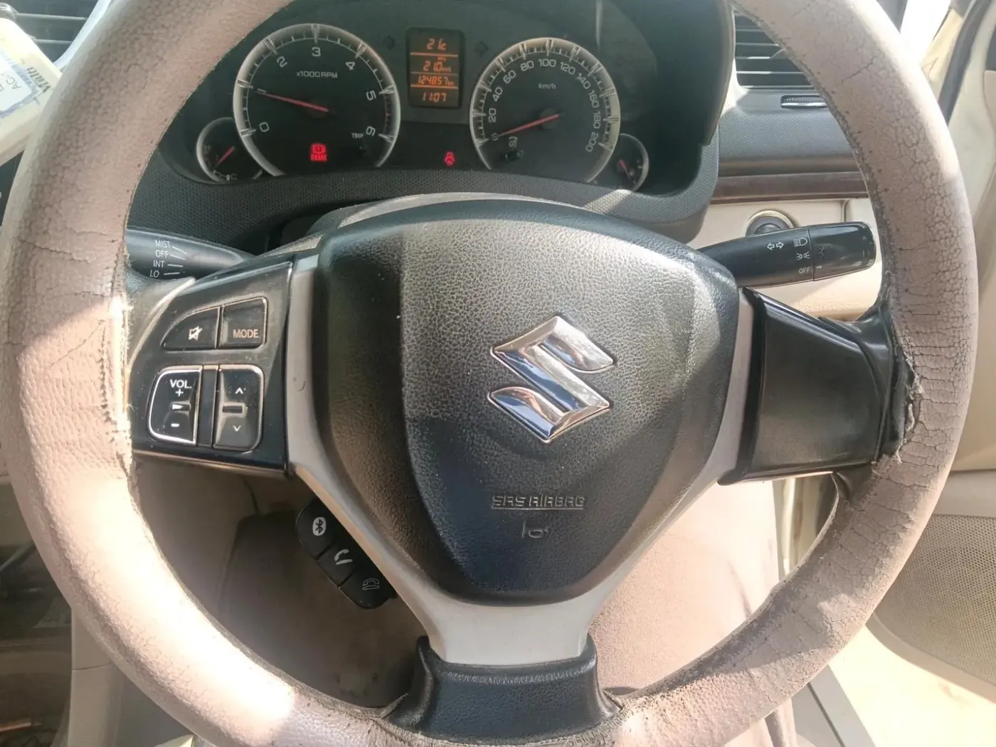 2015 Maruti Swift Dzire ZDI, Diesel, Manual, 1,24,857 km, interior