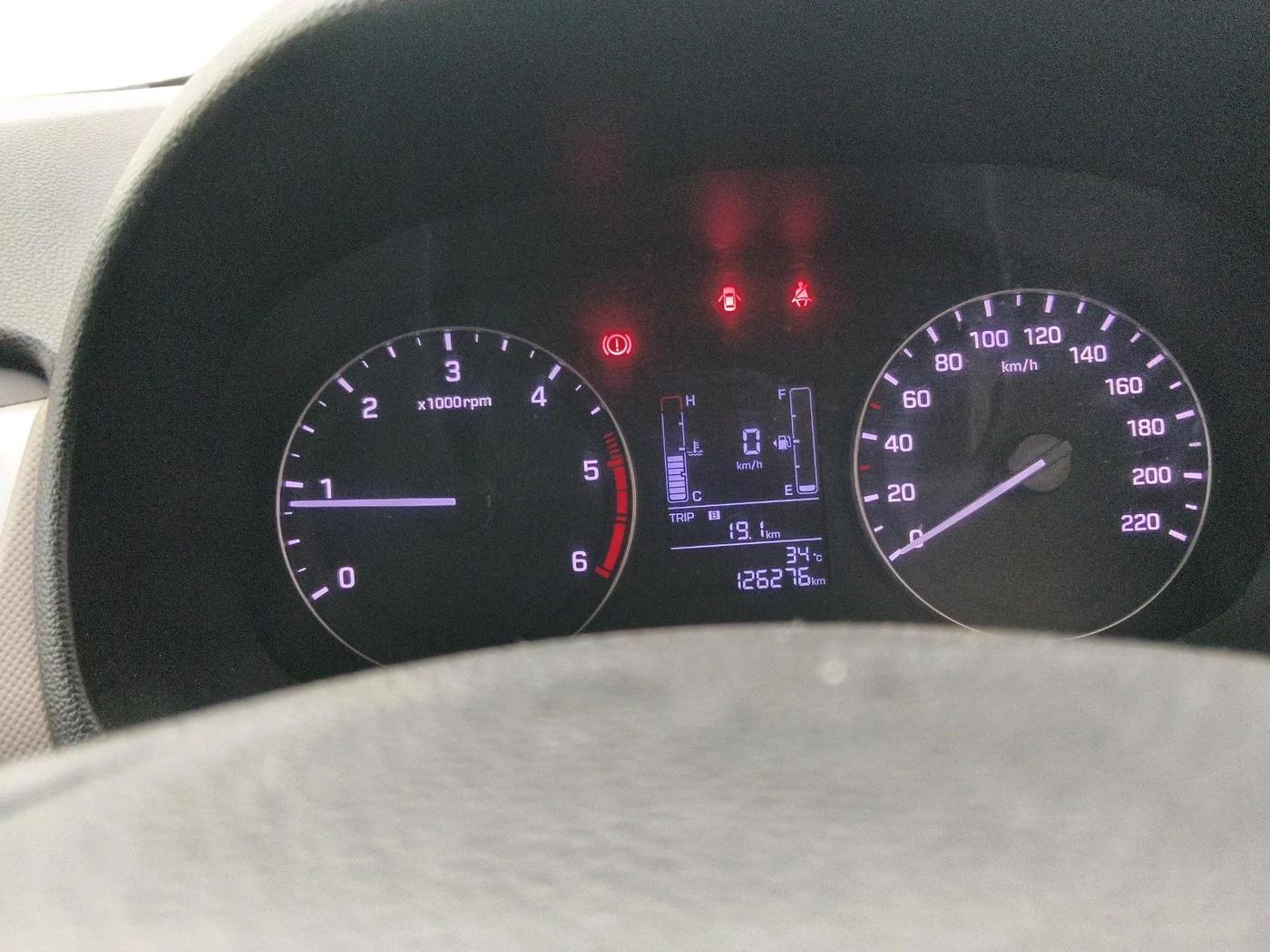 2018 Hyundai Creta SX 1.6 DIESEL, Diesel, Manual, 1,26,276 km, interior