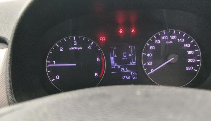 2018 Hyundai Creta SX 1.6 DIESEL, Diesel, Manual, 1,26,276 km, interior
