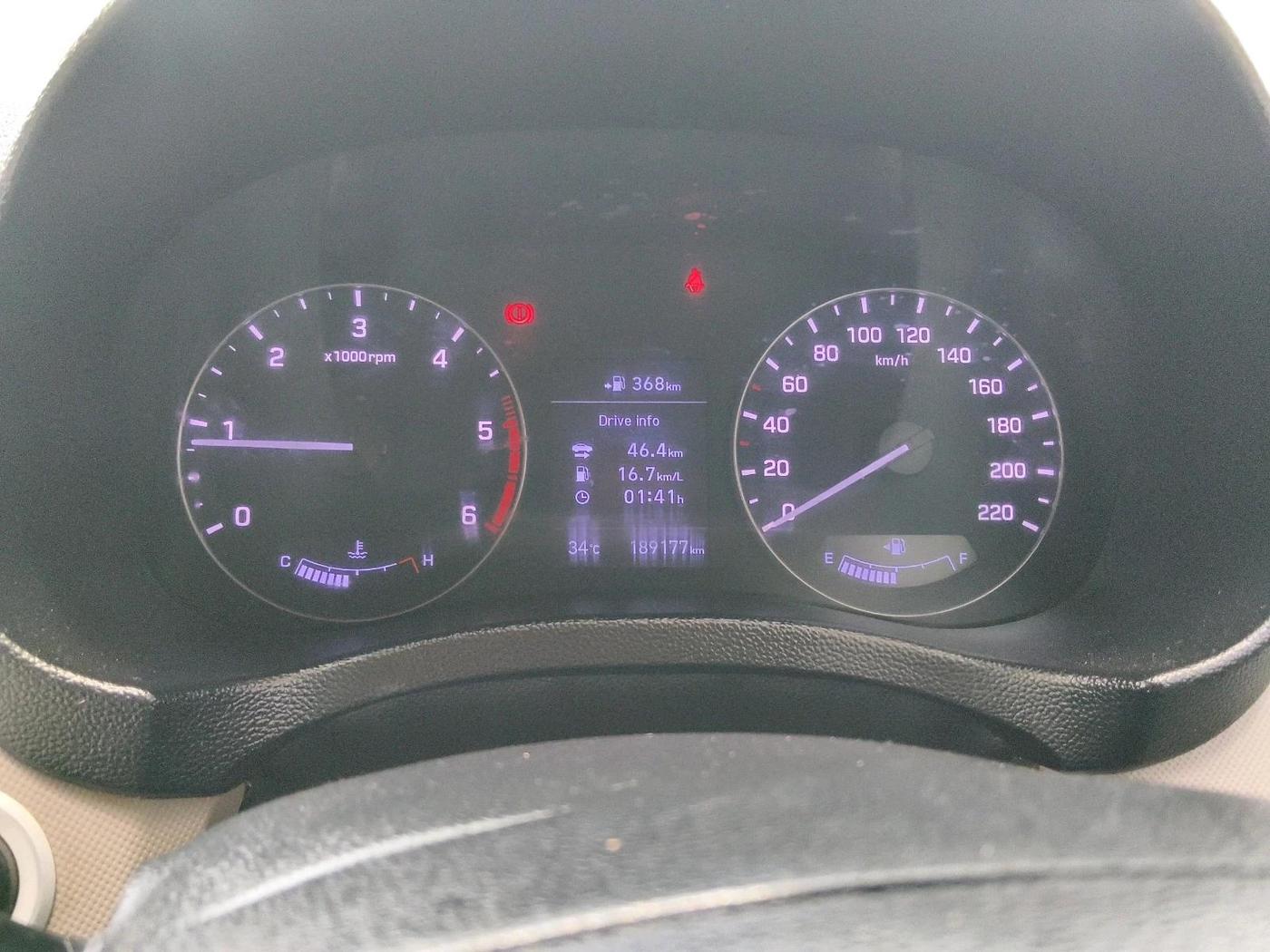 2018 Hyundai Creta SX (O) 1.6 DIESEL, Diesel, Manual, 1,89,177 km, interior