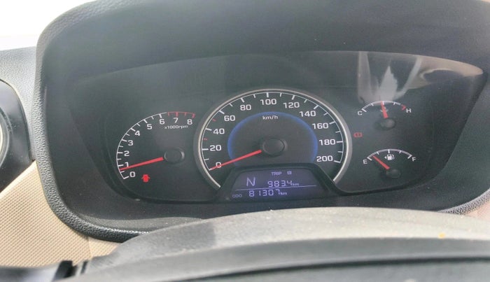 2017 Hyundai Grand i10 SPORTZ AT 1.2 KAPPA VTVT, Petrol, Automatic, 81,307 km, interior