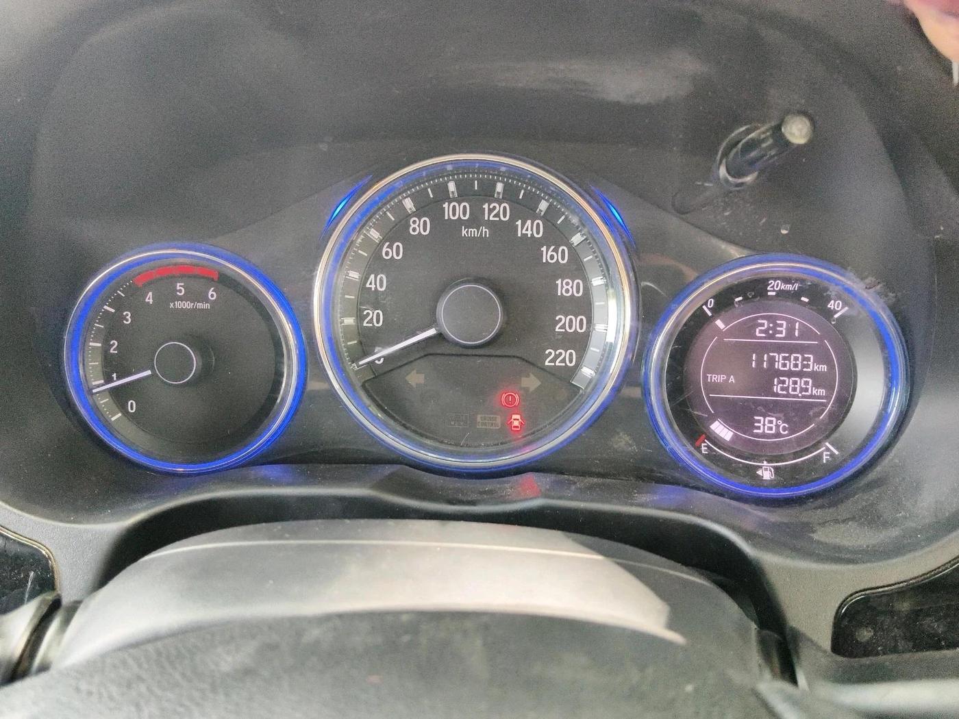 2014 Honda City 1.5L I-DTEC SV, Diesel, Manual, 1,17,683 km, interior