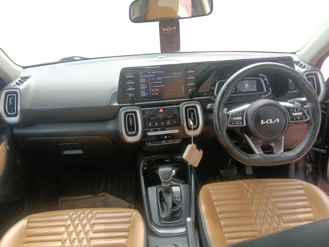 2024 KIA SONET HTX 1.5 AT, Diesel, Automatic, 97,597 km, interior
