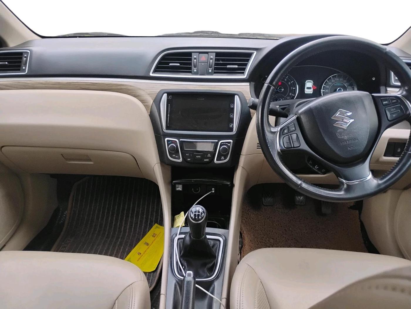 2020 Maruti Ciaz ALPHA 1.5 SHVS PETROL, Petrol, Manual, 85,715 km, interior