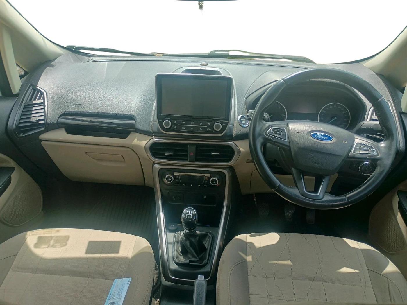 2019 Ford Ecosport TITANIUM + 1.5L DIESEL, Diesel, Manual, 1,30,540 km, interior