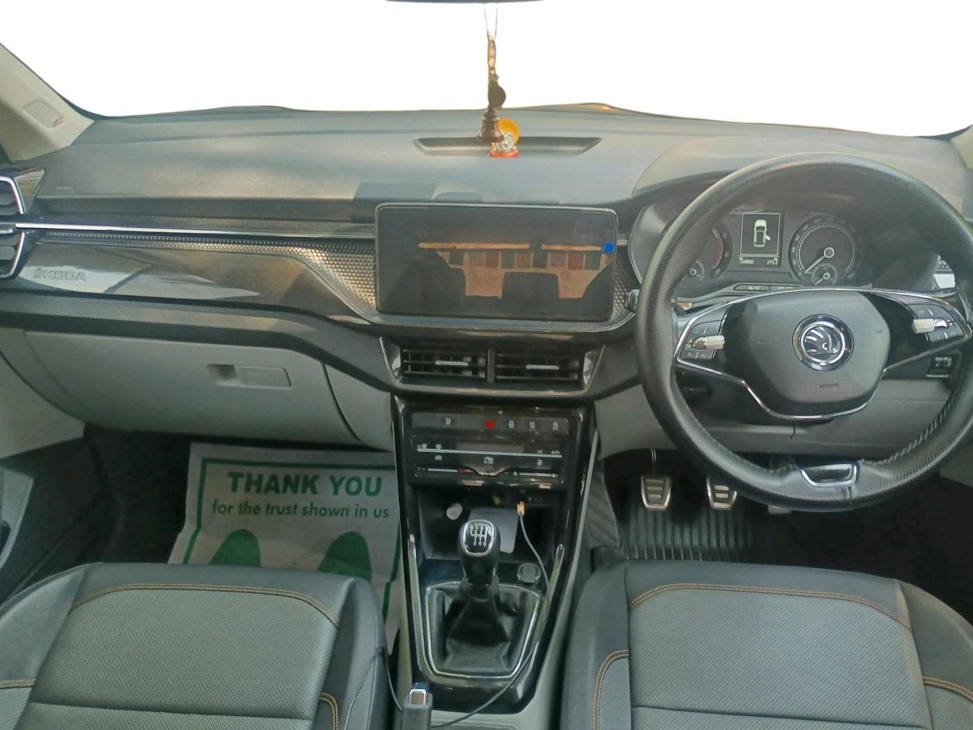 2021 Skoda KUSHAQ STYLE 1.5L TSI MT, Petrol, Manual, 1,24,002 km, interior
