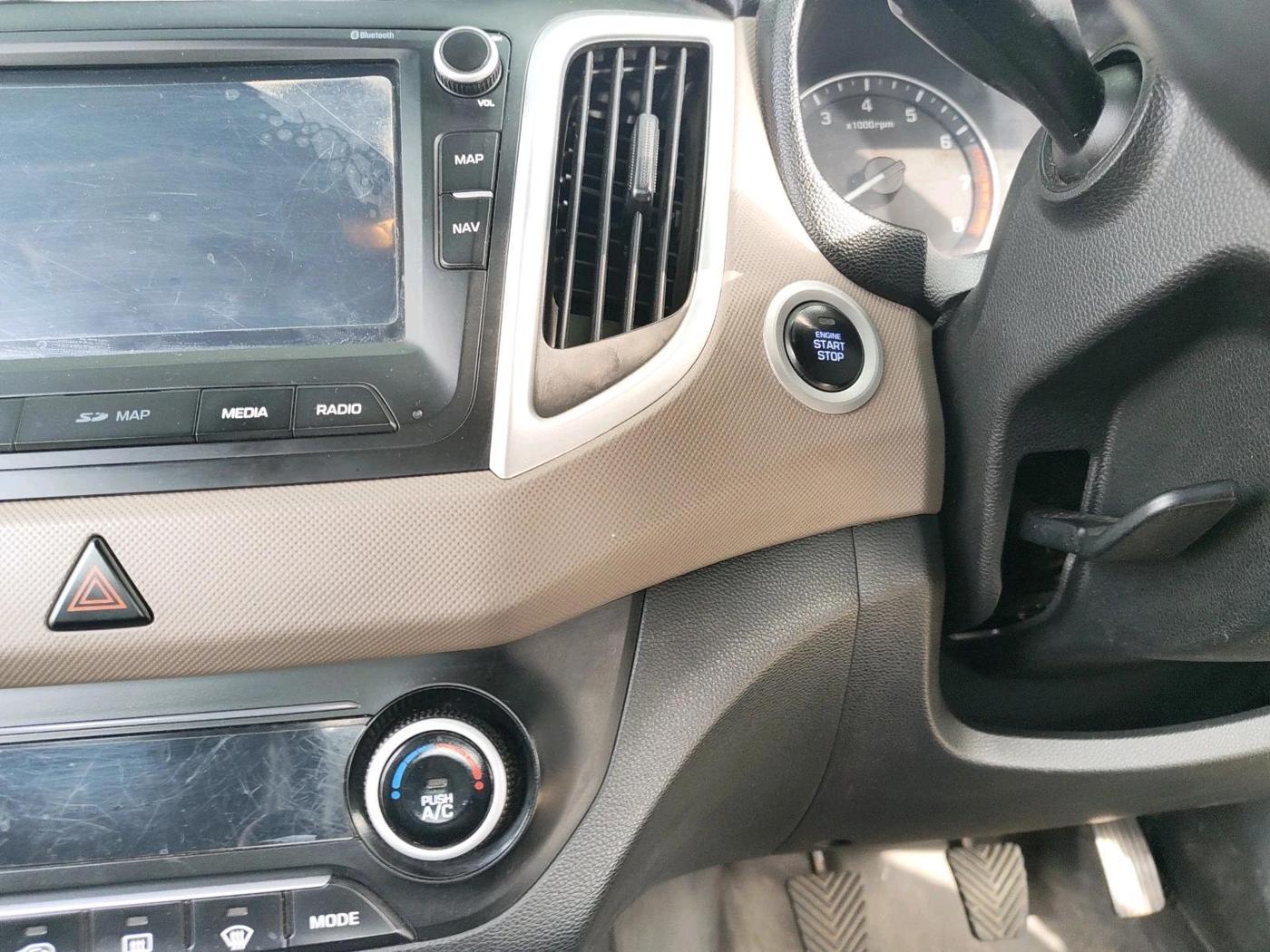 2019 Hyundai Creta SX 1.6 PETROL, Petrol, Manual, 1,17,335 km, interior