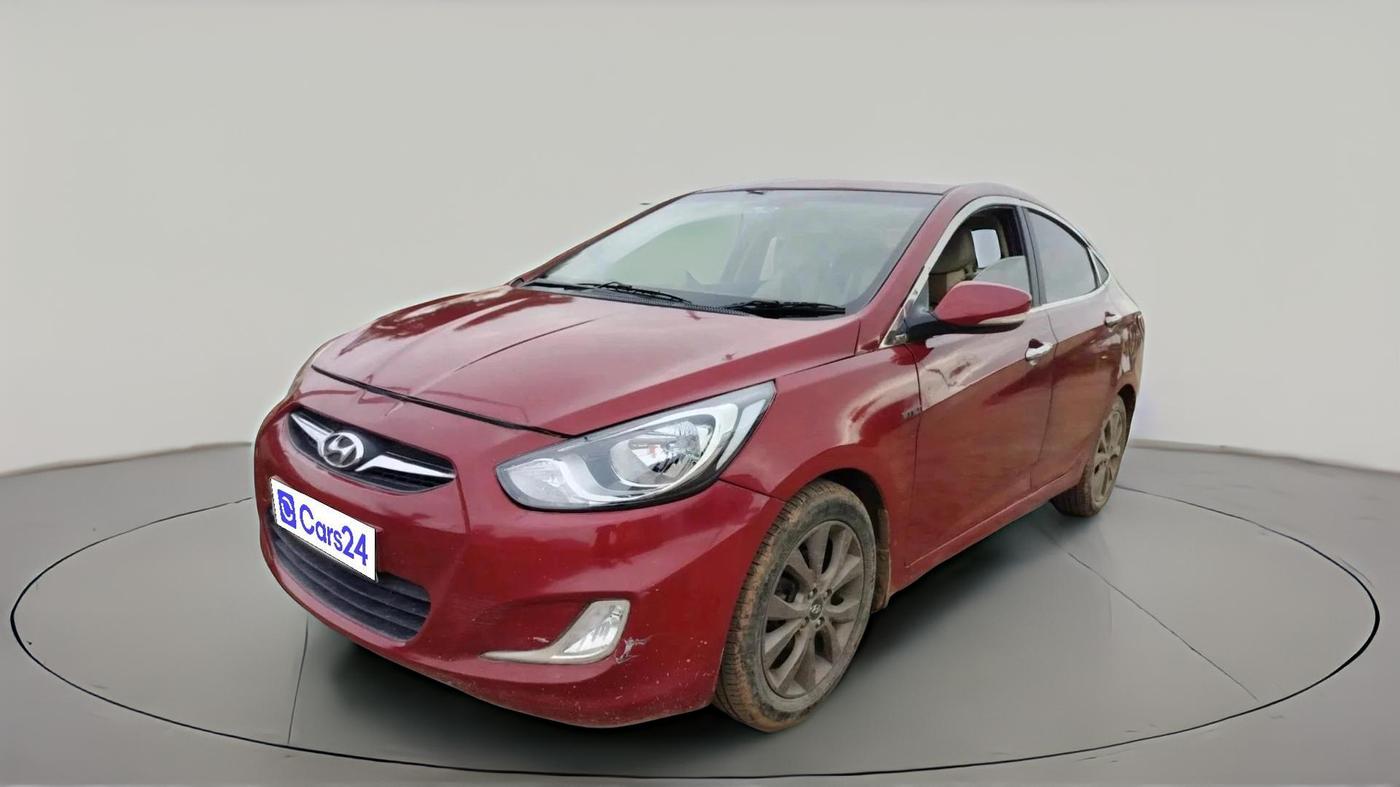 2013 Hyundai Verna FLUIDIC 1.6 VTVT SX, CNG, Manual, 69,465 km, exterior