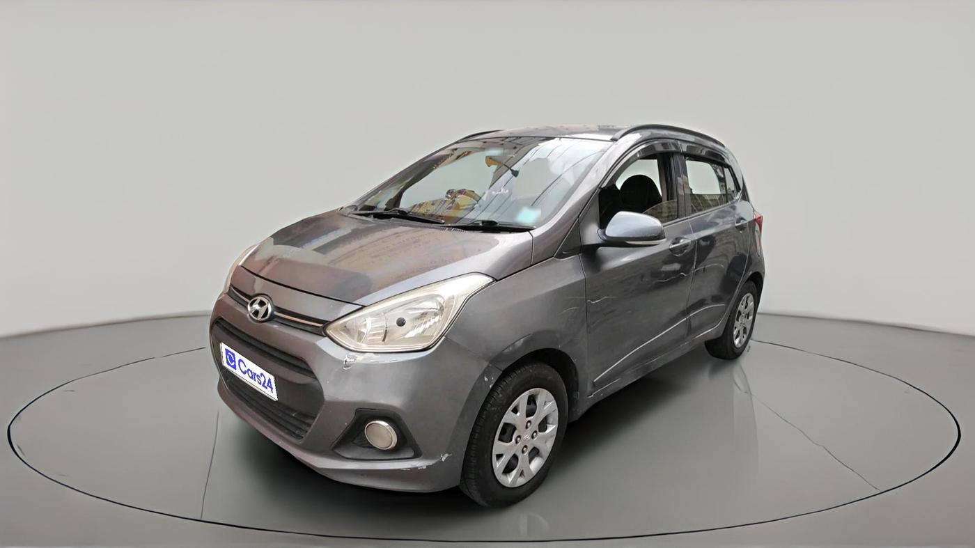2015 Hyundai Grand i10 SPORTZ 1.2 KAPPA VTVT, Petrol, Manual, 3,10,832 km, exterior