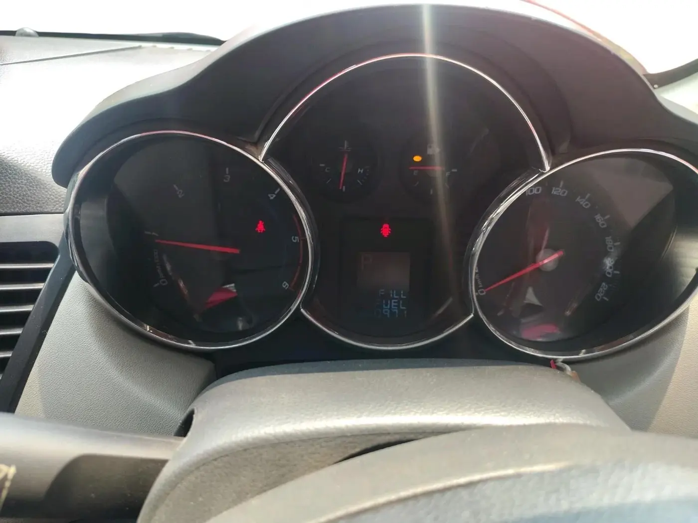 2012 Chevrolet Cruze LTZ AT, Diesel, Automatic, 1,20,971 km, interior