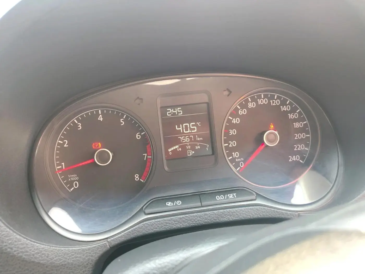 2022 Volkswagen Polo TRENDLINE 1.0L, CNG, Manual, 76,000 km, interior