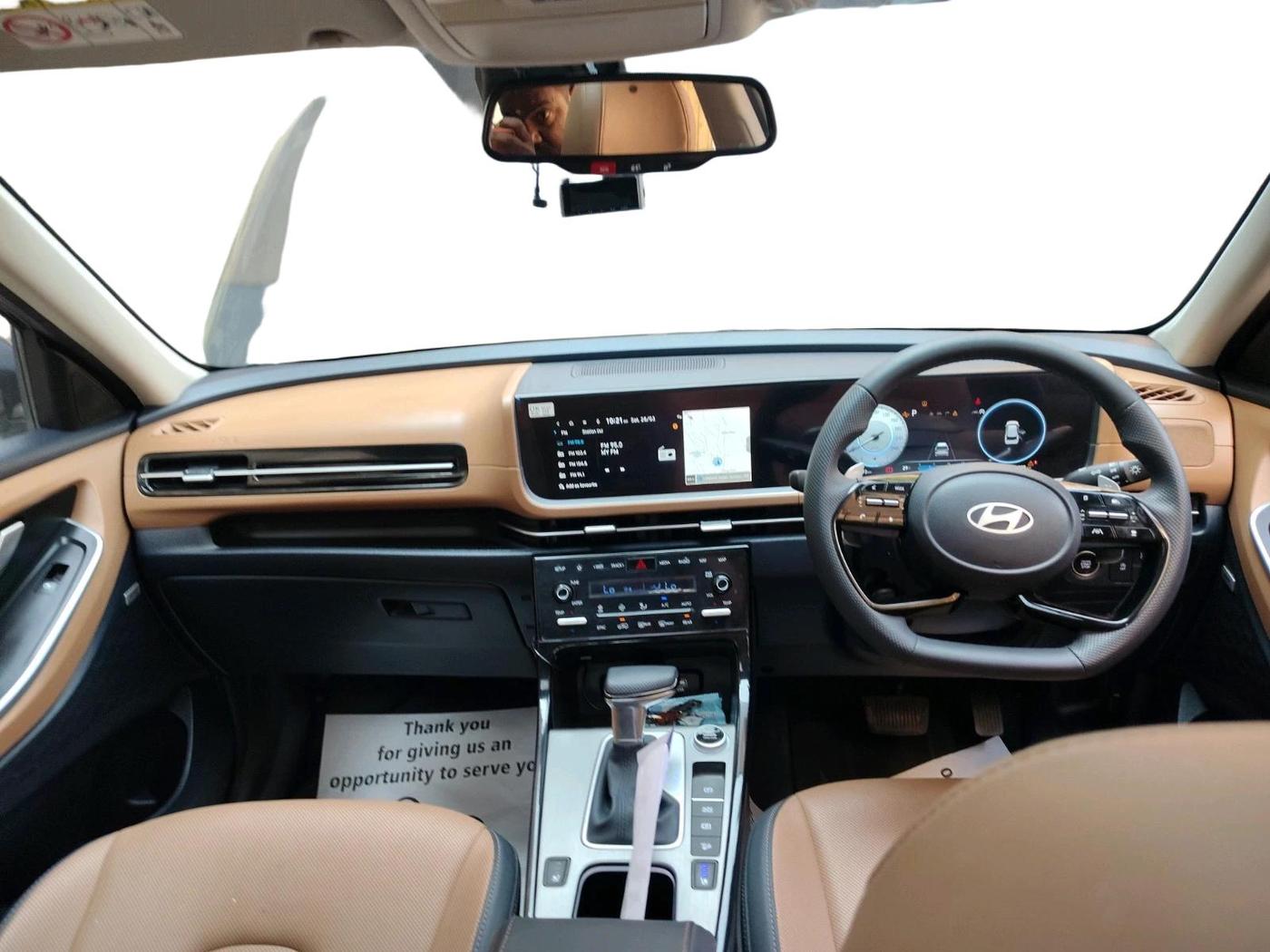 2025 Hyundai ALCAZAR Signature 7 STR 1.5 Turbo GDi Petrol DCT, Petrol, Automatic, 18,500 km, interior