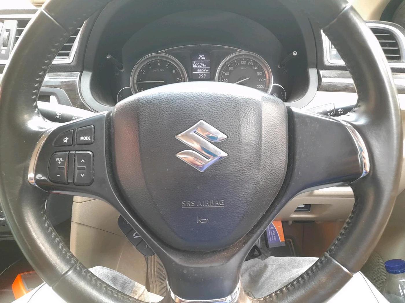 2017 Maruti Ciaz ALPHA 1.4 PETROL, Petrol, Manual, 76,052 km, interior
