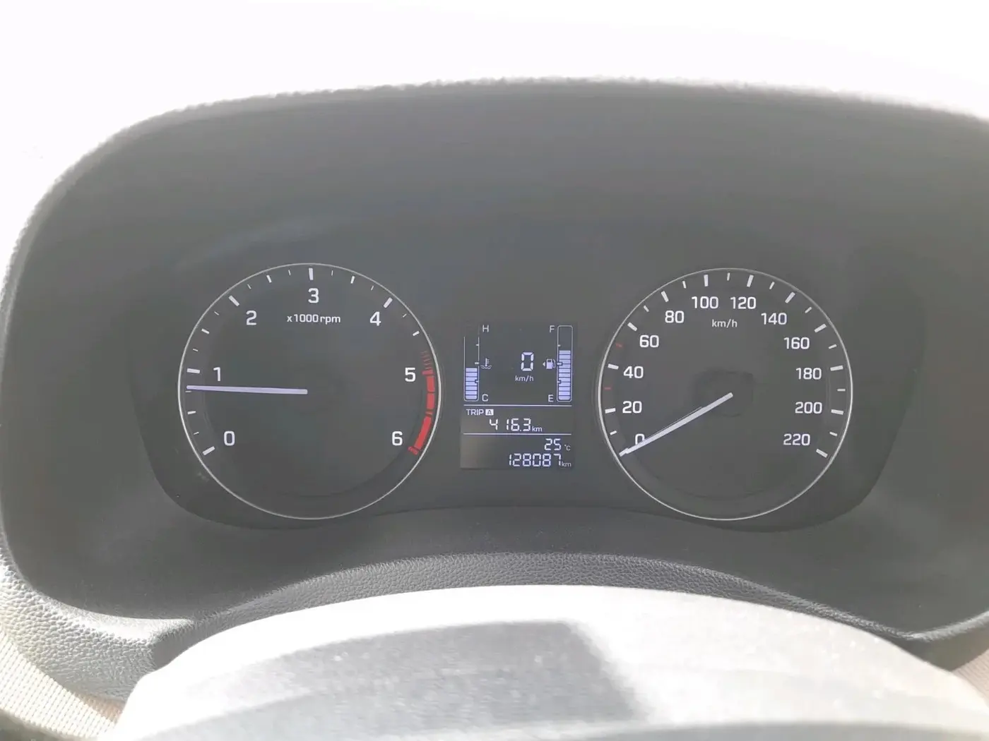 2017 Hyundai Creta SX 1.6 DIESEL, Diesel, Manual, 1,28,087 km, interior
