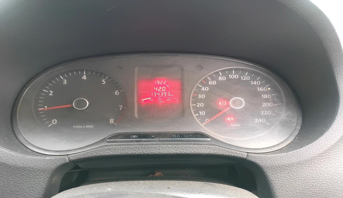 2011 Volkswagen Polo TRENDLINE 1.2L PETROL, Petrol, Manual, 1,34,393 km, interior