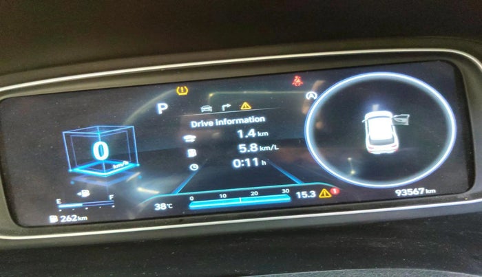 2023 Hyundai ALCAZAR PLATINUM(O) 6STR 1.5 AT, Diesel, Automatic, 93,567 km, interior