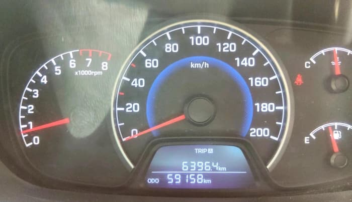 2017 Hyundai Grand i10 SPORTZ 1.2 KAPPA VTVT, Petrol, Manual, 81,148 km, interior