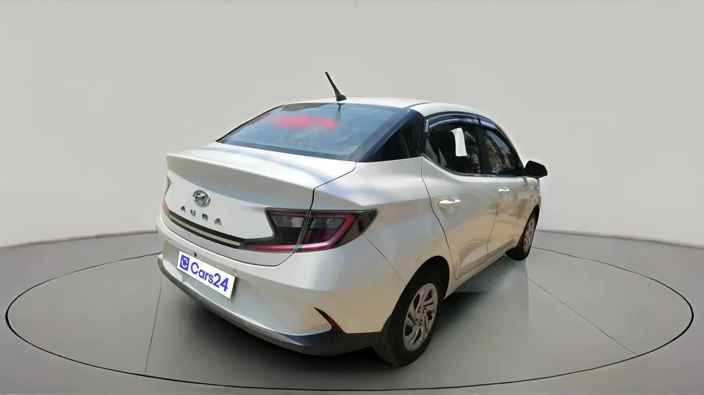 2022 Hyundai AURA S 1.2 CNG, CNG, Manual, 90,206 km, exterior