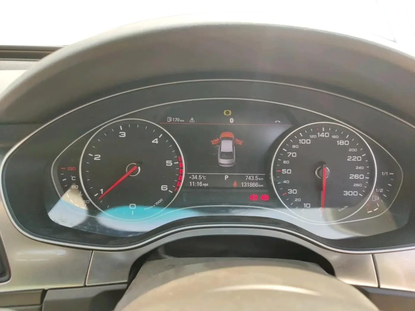 2014 Audi A6 35 TDI PREMIUM PLUS, Diesel, Manual, 1,31,900 km, interior