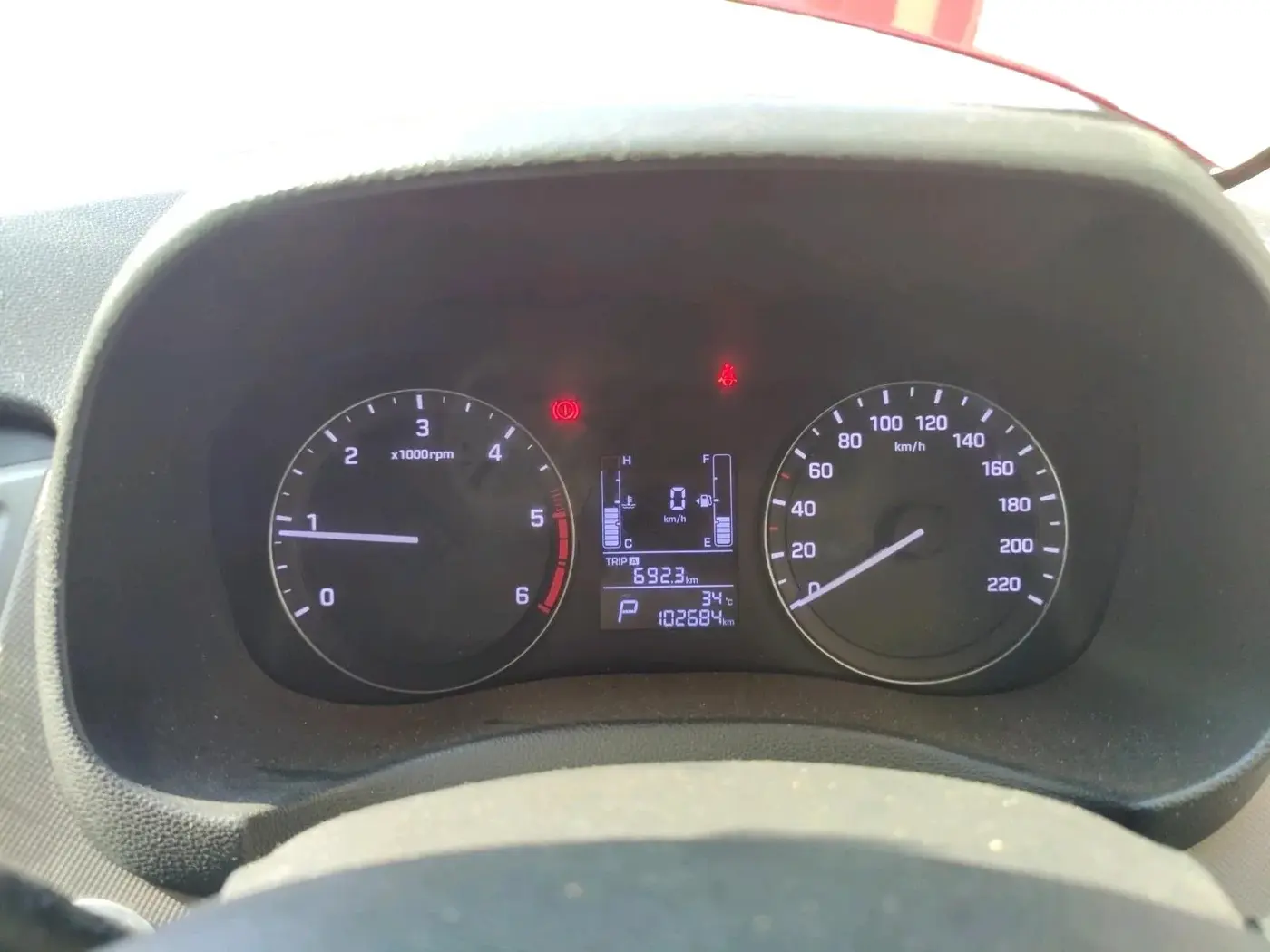 2016 Hyundai Creta SX PLUS AT 1.6 DIESEL, Diesel, Automatic, 1,02,684 km, interior