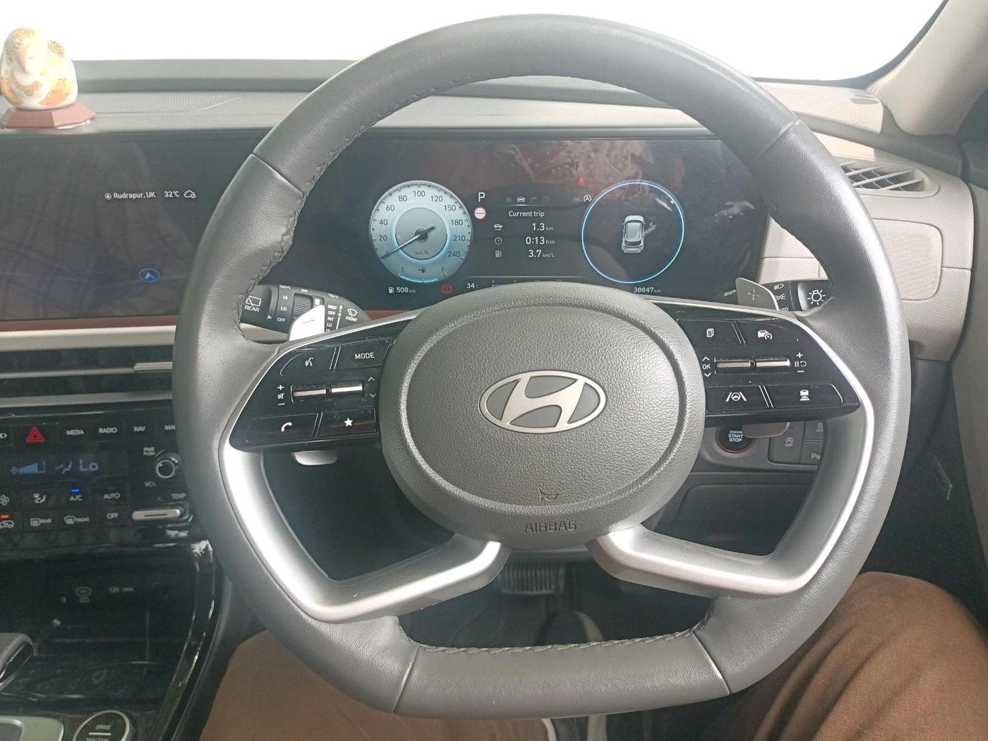 2024 Hyundai Creta Creta SX (O) 1.5 MPI IVT, Petrol, Automatic, 38,847 km, interior