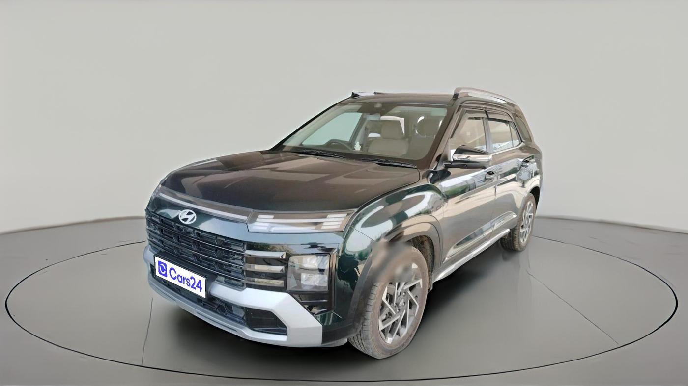 2025 Hyundai ALCAZAR Signature 6 STR 1.5 Turbo GDi Petrol DCT, Petrol, Automatic, 14,000 km, exterior