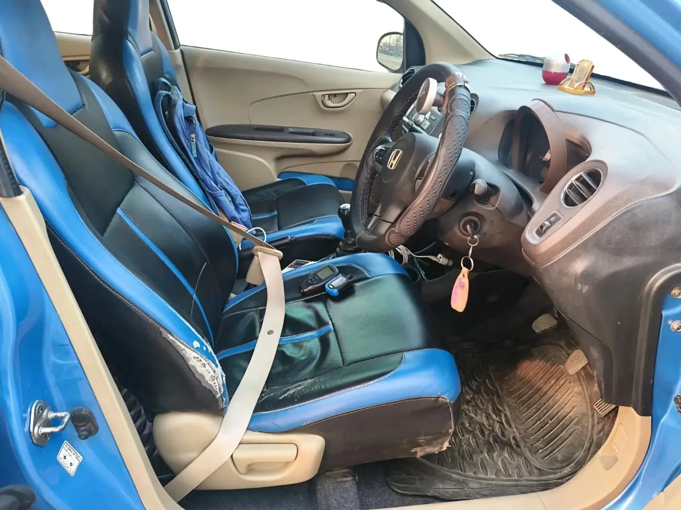 2012 Honda Brio S MT, Petrol, Manual, 34,511 km, interior