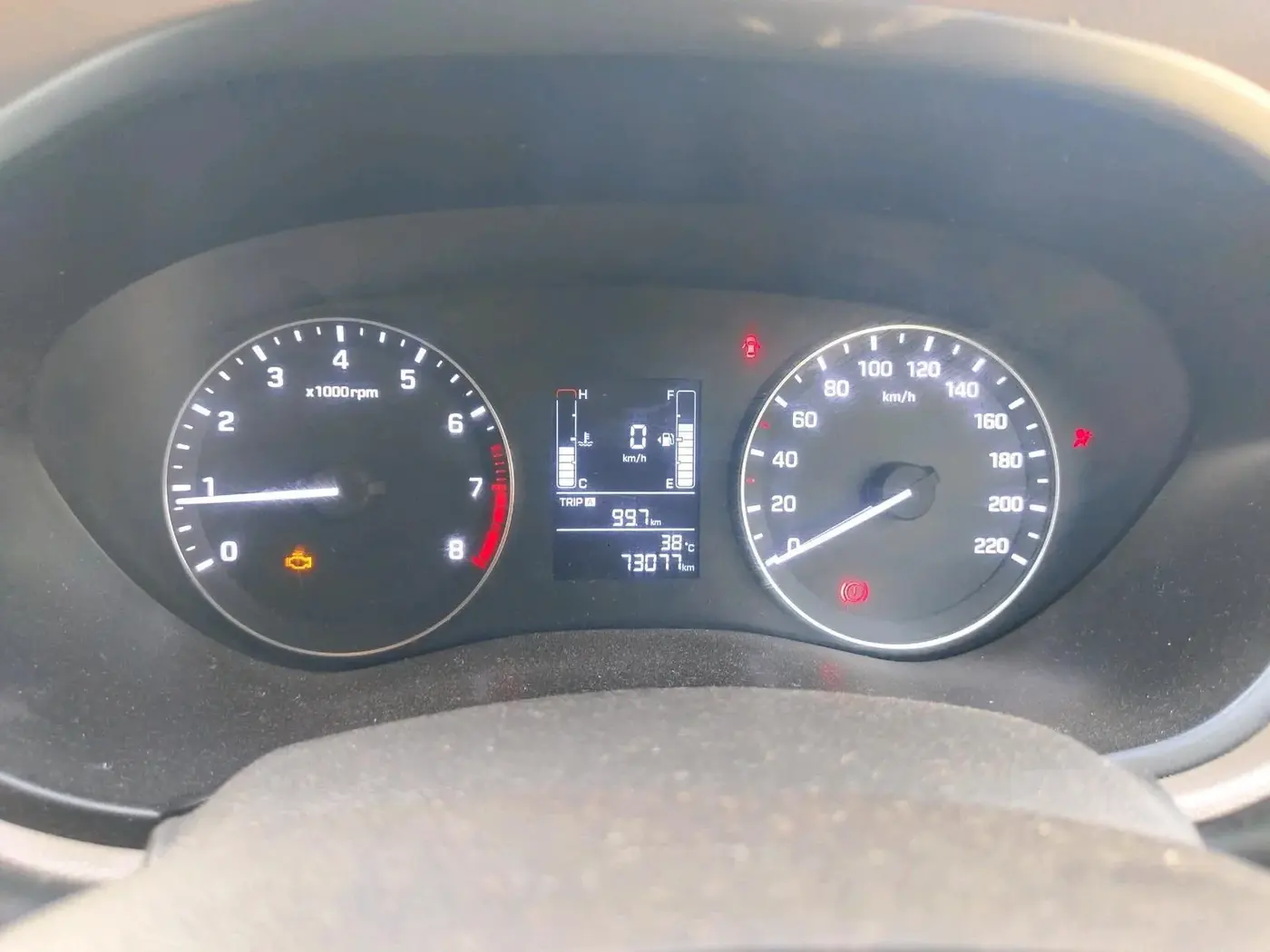 2014 Hyundai i20 SPORTZ 1.2, CNG, Manual, 73,077 km, interior