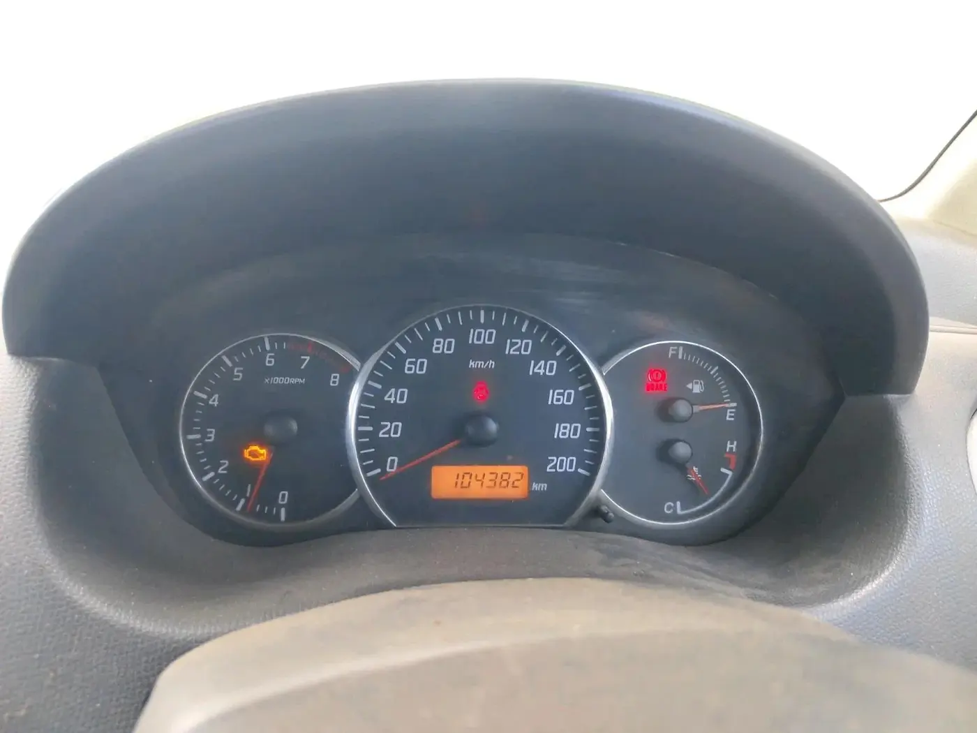 2010 Maruti Swift ZXI, CNG, Manual, 1,04,382 km, interior