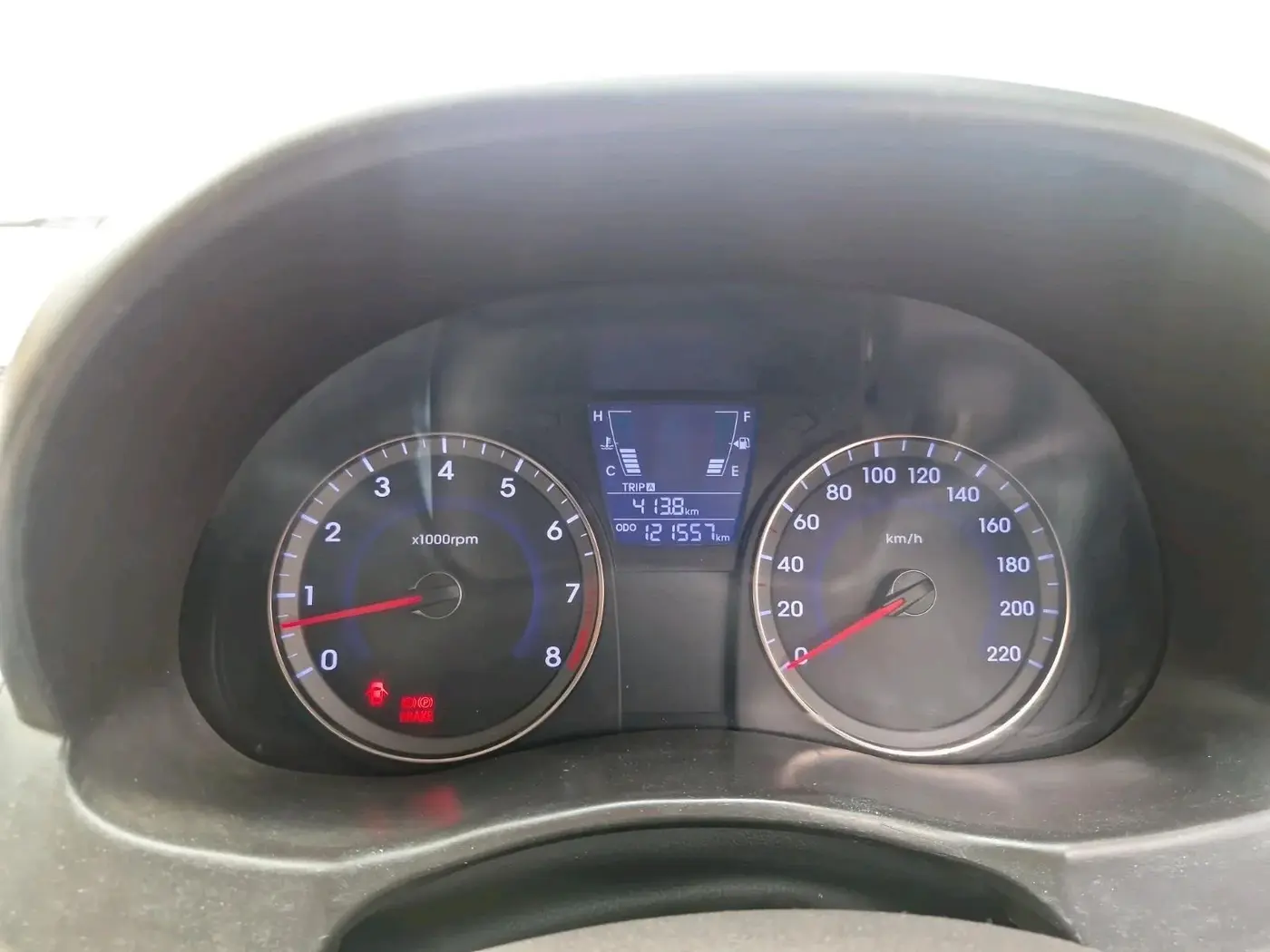 2013 Hyundai Verna FLUIDIC 1.6 VTVT, Petrol, Manual, 1,21,557 km, interior