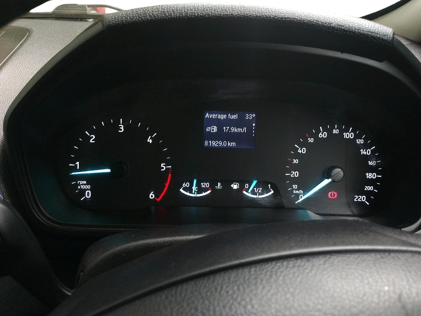 2018 Ford Ecosport TITANIUM 1.5L DIESEL, Diesel, Manual, 81,929 km, interior