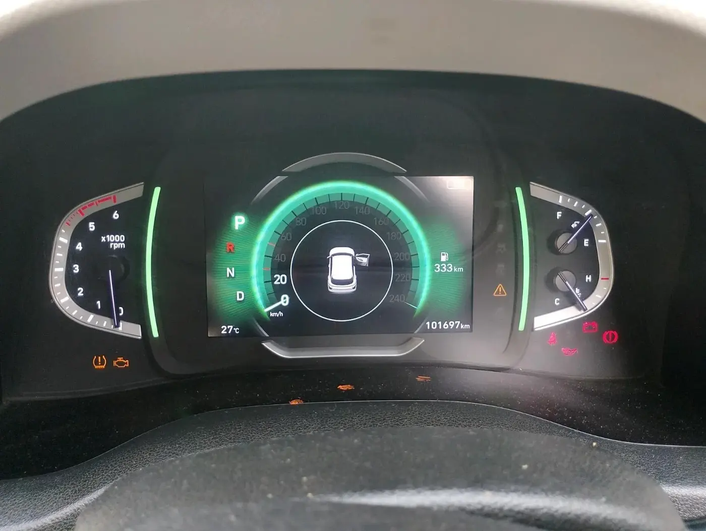 2021 Hyundai Creta SX (O) AT 1.5 DIESEL, Diesel, Automatic, 1,01,697 km, interior