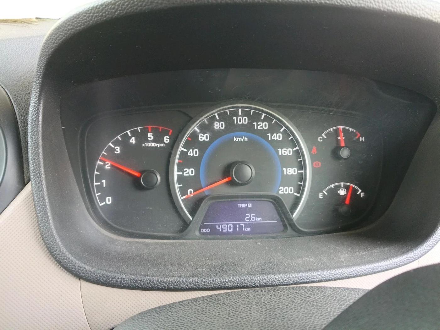 2013 Hyundai Grand i10 MAGNA 1.1 CRDI, Diesel, Manual, 49,017 km, interior