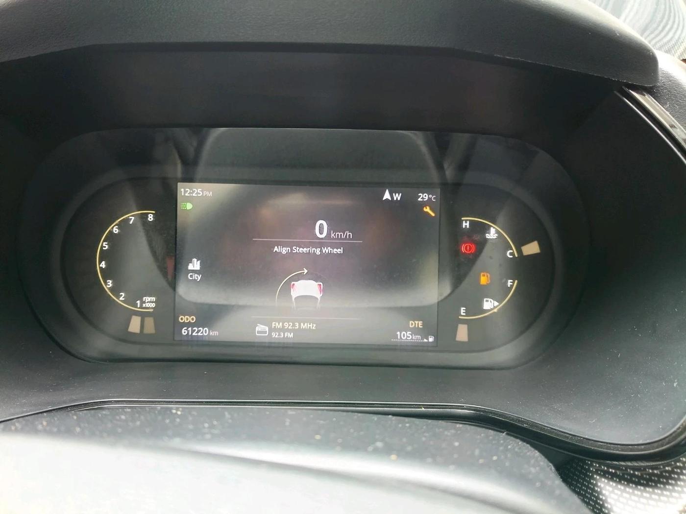 2023 Tata Safari XZ PLUS 2.0L RED DARK EDITION 7 STR MT, Diesel, Manual, 61,220 km, interior
