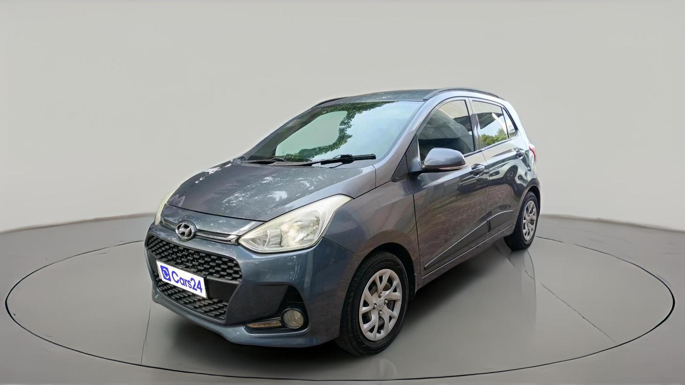 2017 Hyundai Grand i10 SPORTZ (O) 1.2 KAPPA VTVT, CNG, Manual, 1,79,549 km, exterior