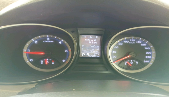 2015 Hyundai Santa Fe 2 WD AT, Diesel, Automatic, 97,339 km, interior