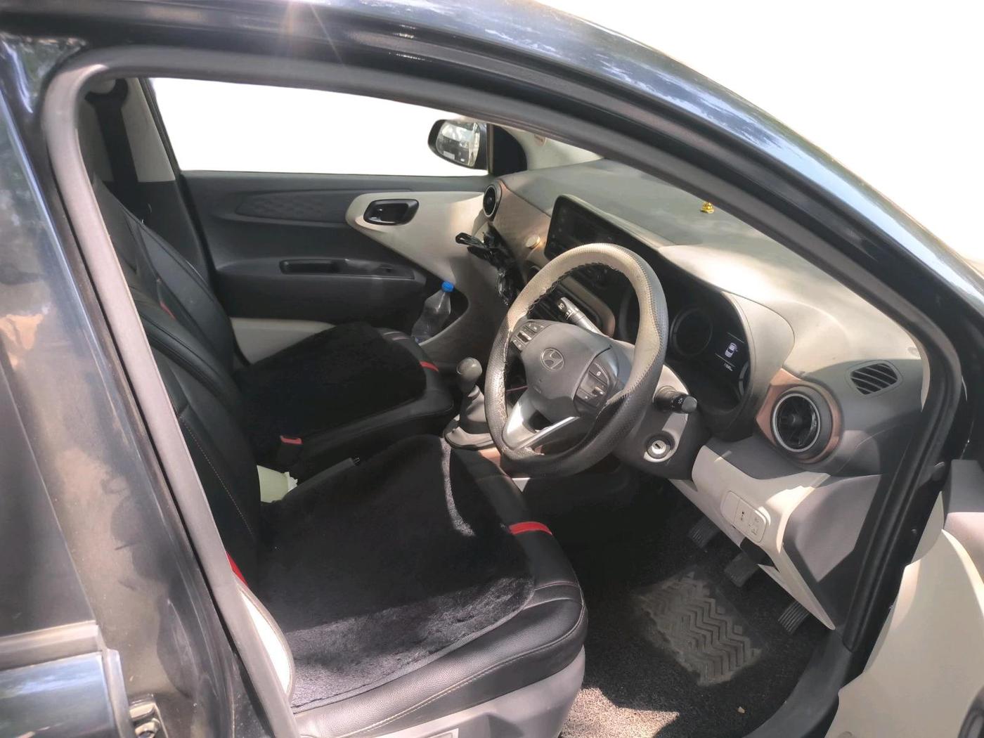 2024 Hyundai AURA S 1.2 CNG, CNG, Manual, 12,300 km, interior