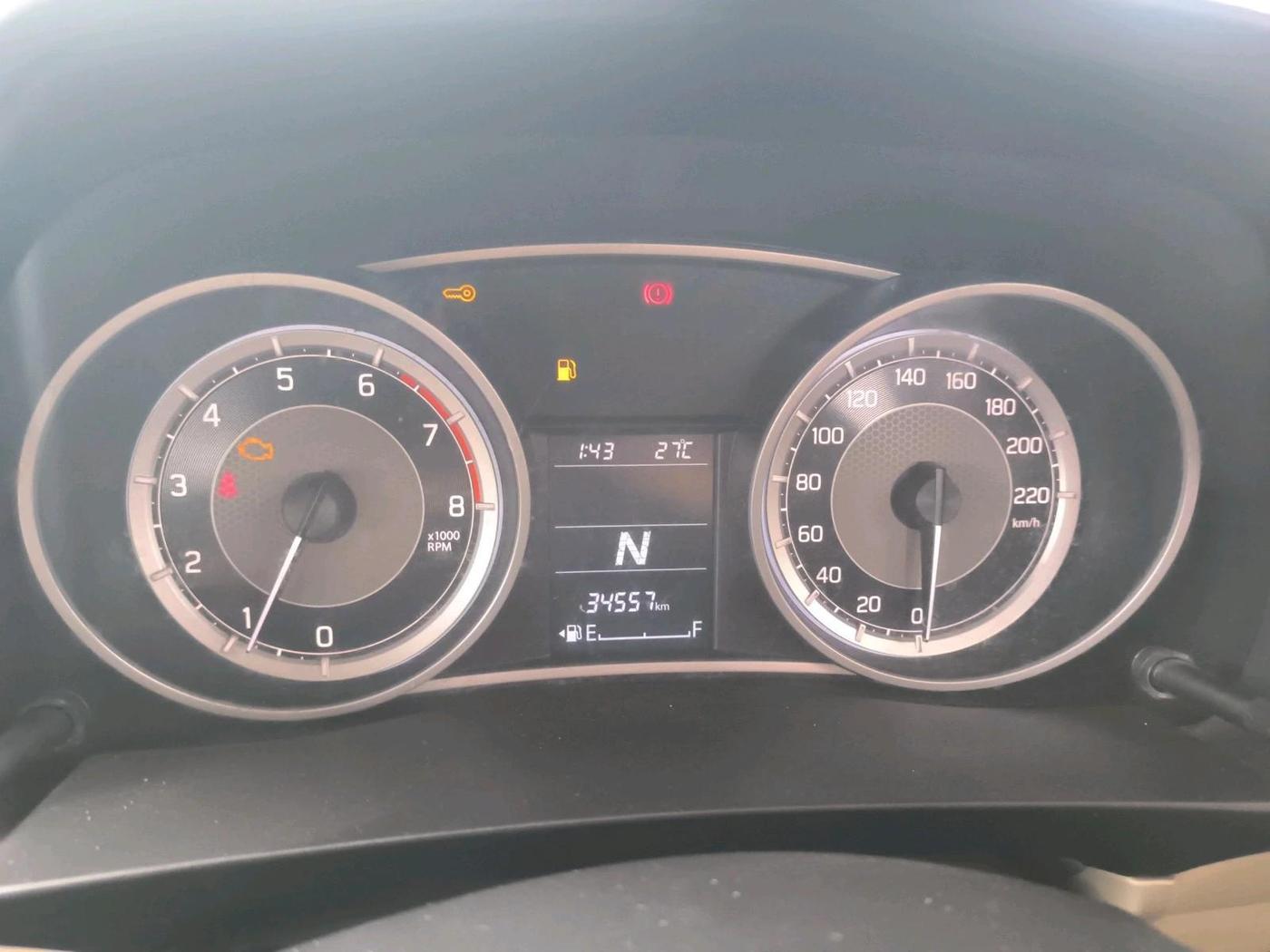 2021 Maruti Dzire ZXI AMT, CNG, Automatic, 34,557 km, interior