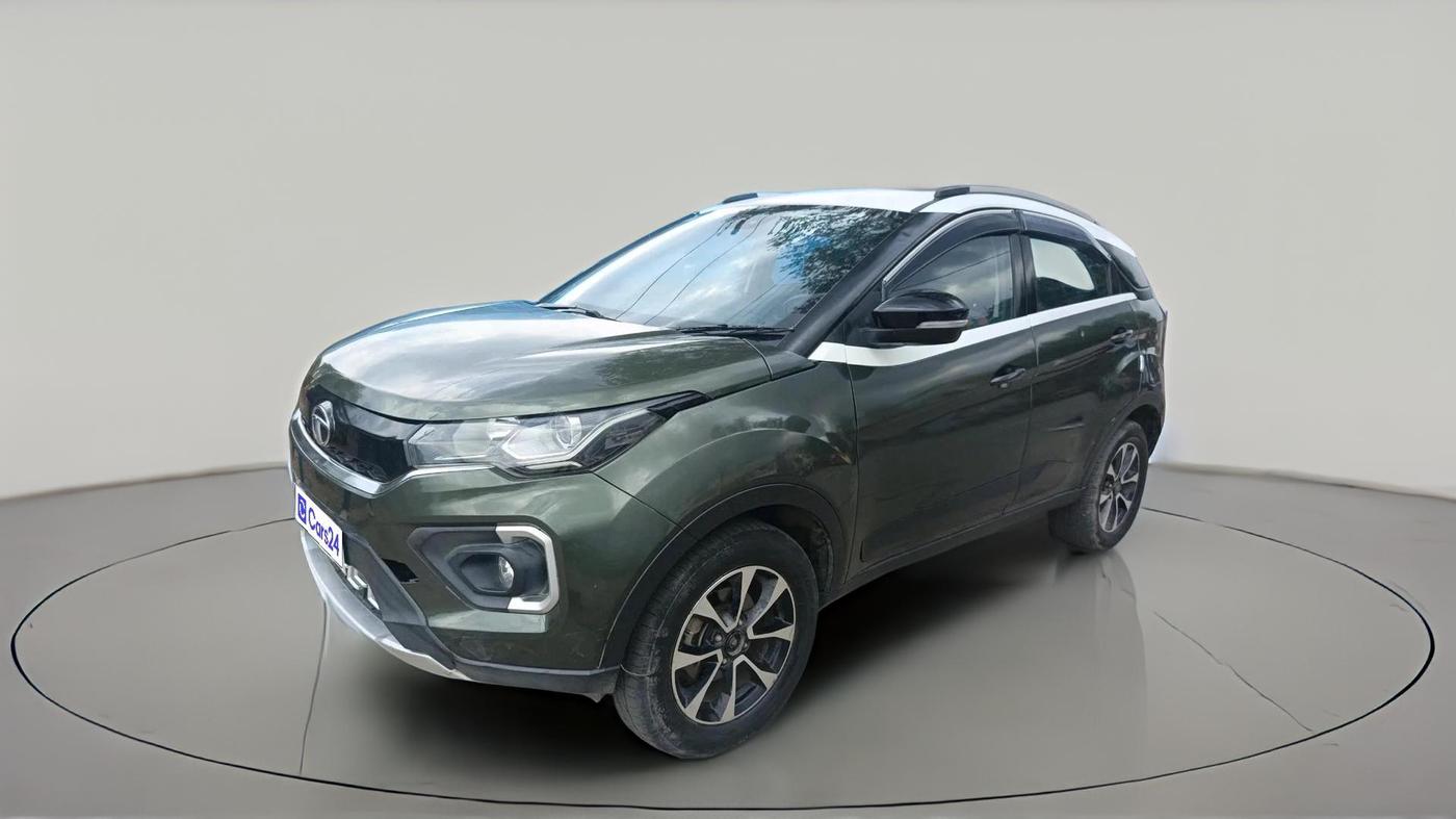 2021 Tata NEXON XZ PLUS (O) PETROL DUAL TONE, Petrol, Manual, 45,092 km, exterior