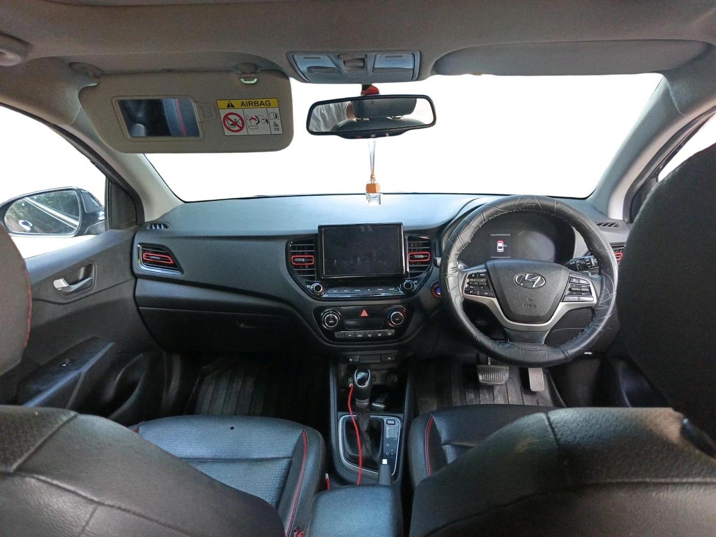 2021 Hyundai Verna SX (O) 1.0 TURBO DCT, Petrol, Automatic, 89,756 km, interior