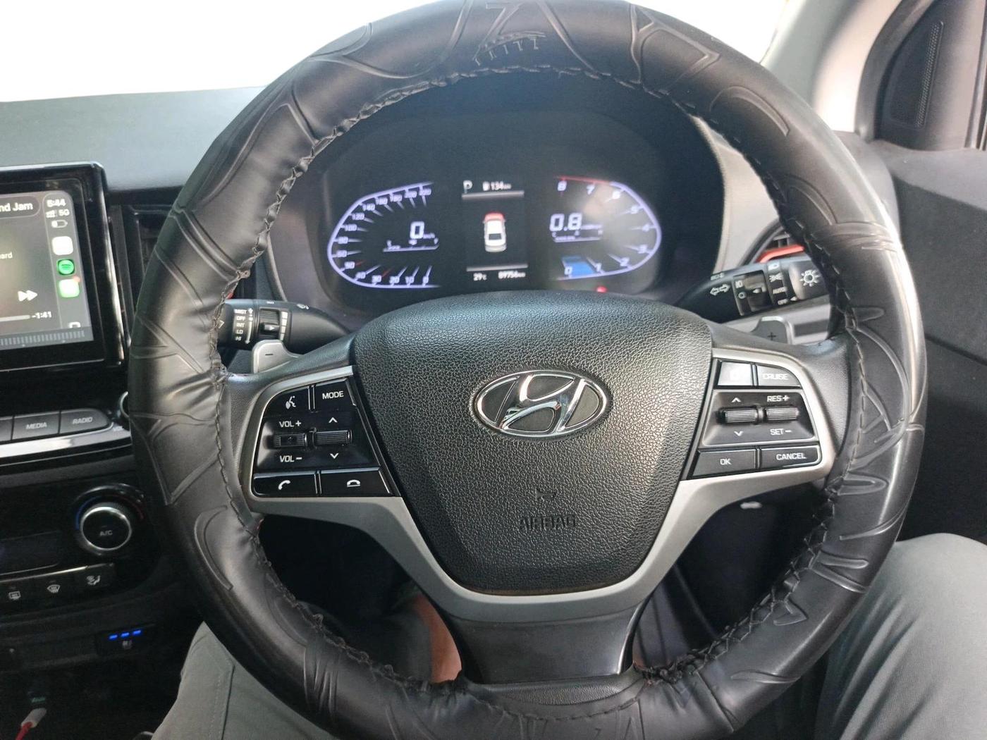2021 Hyundai Verna SX (O) 1.0 TURBO DCT, Petrol, Automatic, 89,756 km, interior
