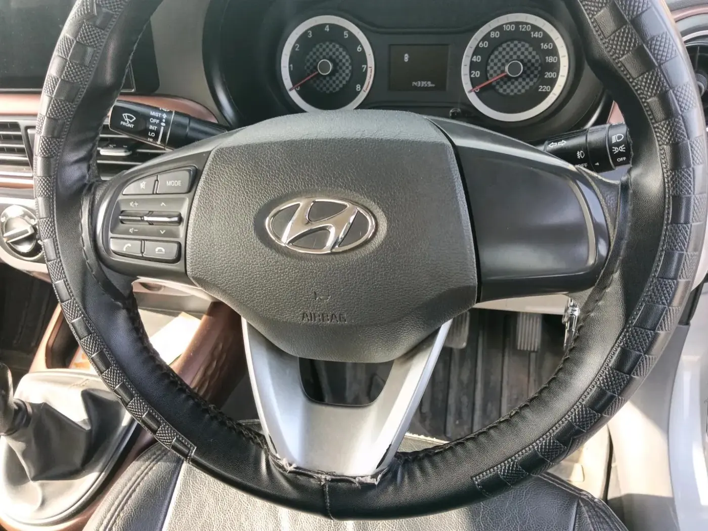 2021 Hyundai AURA S 1.2 CNG, CNG, Manual, 1,43,359 km, interior