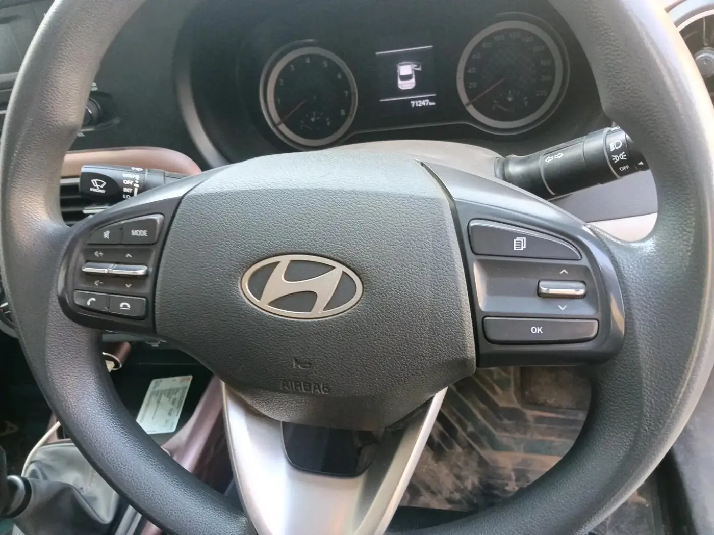 2023 Hyundai AURA S 1.2 CNG, CNG, Manual, 71,247 km, interior
